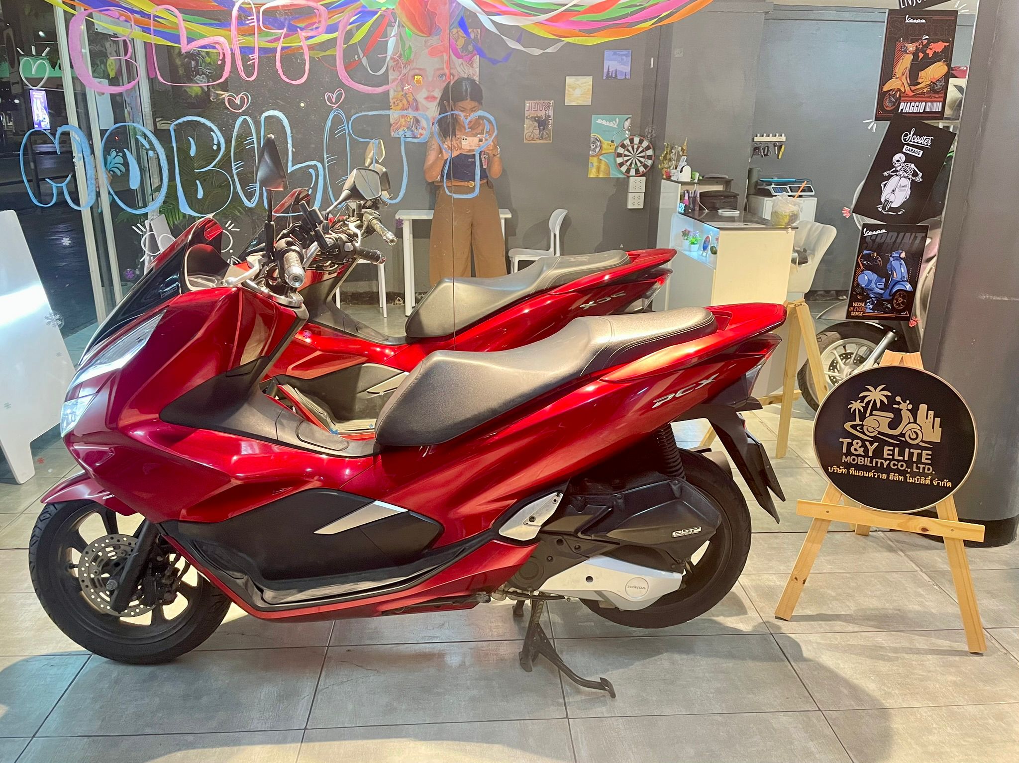 Real Honda PCX 150cc scooter from T&Y Elite Mobility Bangkok