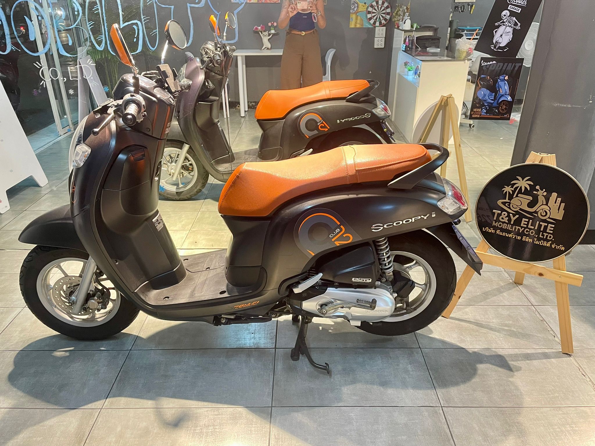 Real Honda Scoopy 110cc scooter from T&Y Elite Mobility Bangkok
